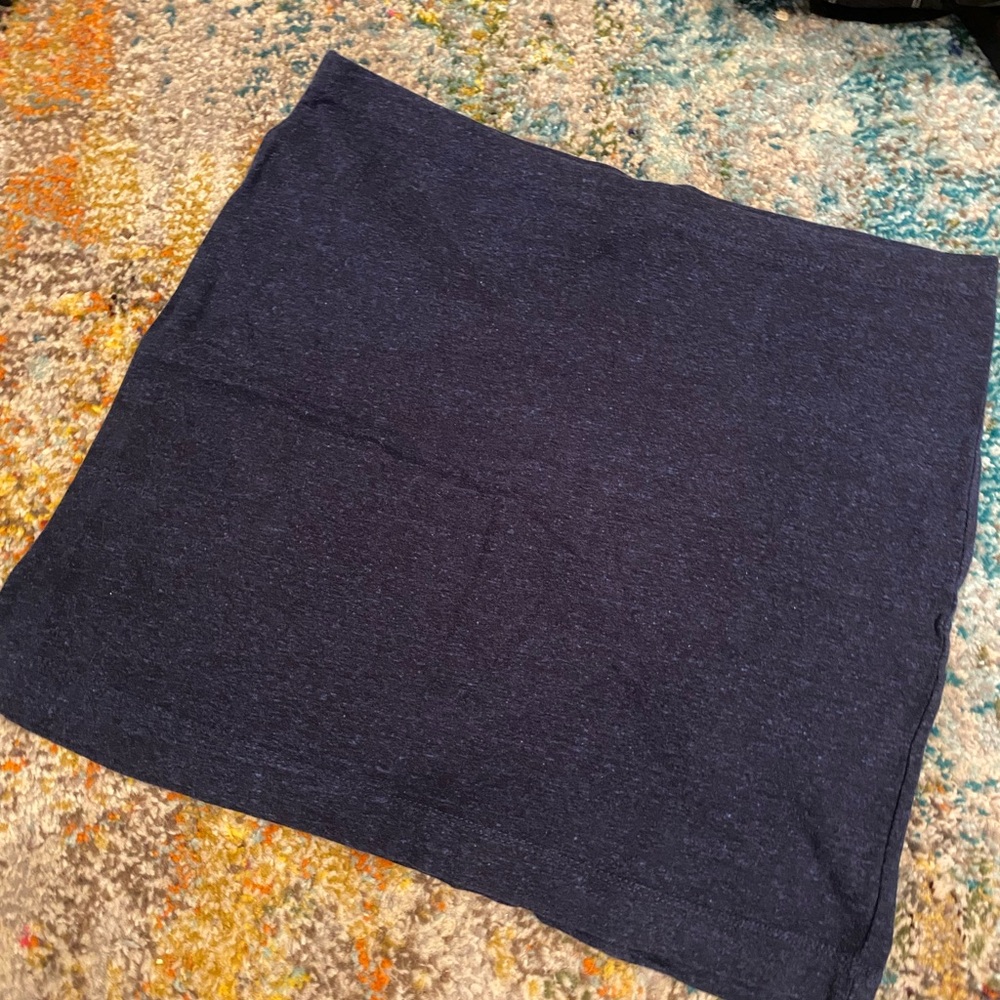 H&M Dark Blue Mini Skirt